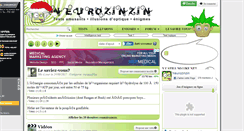 Desktop Screenshot of neurozinzin.com